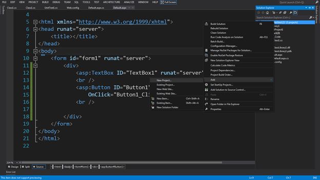 Create a new project